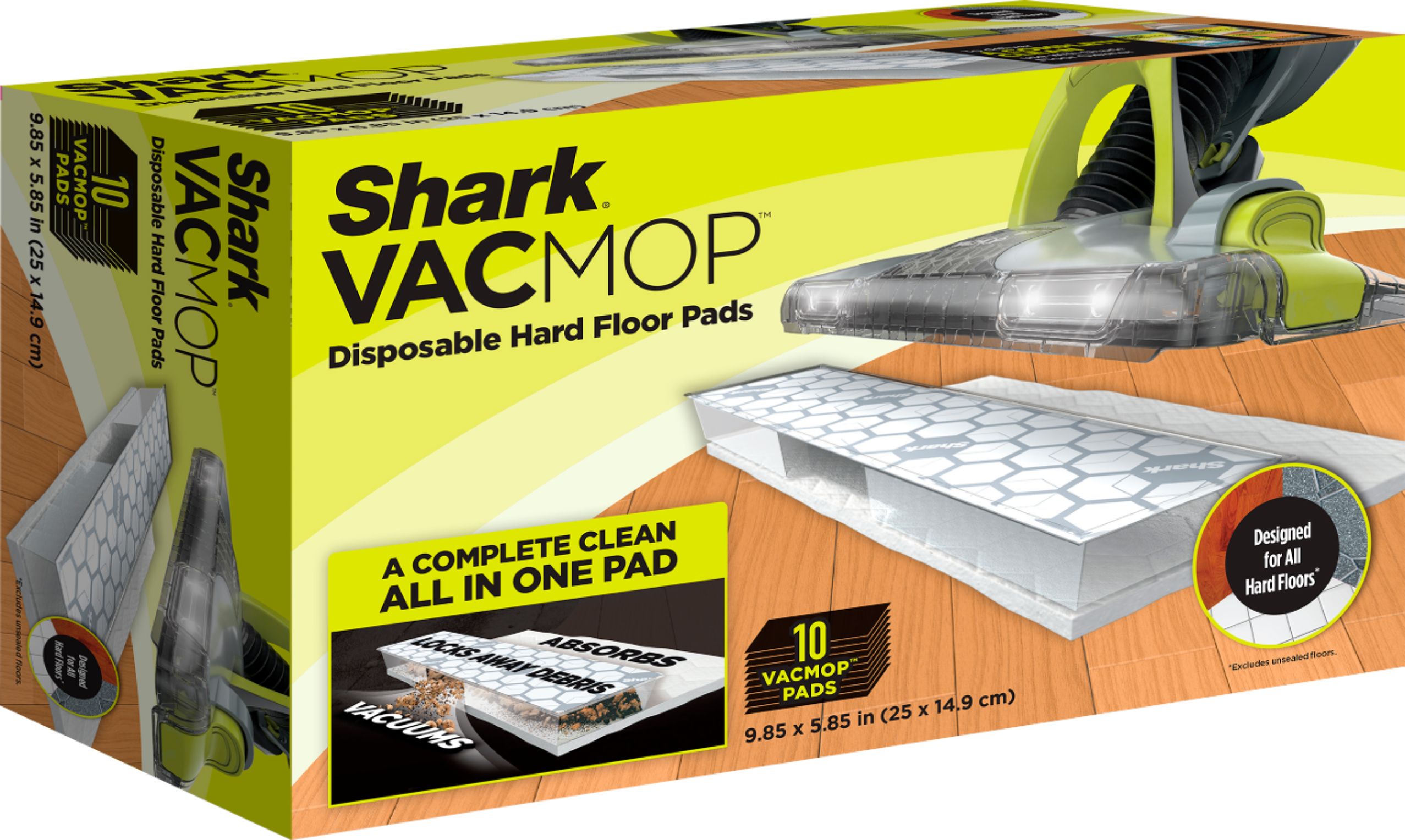Shark Vacmop Disposable Hard Floor, Hardwood Floor Vacuum And Mop