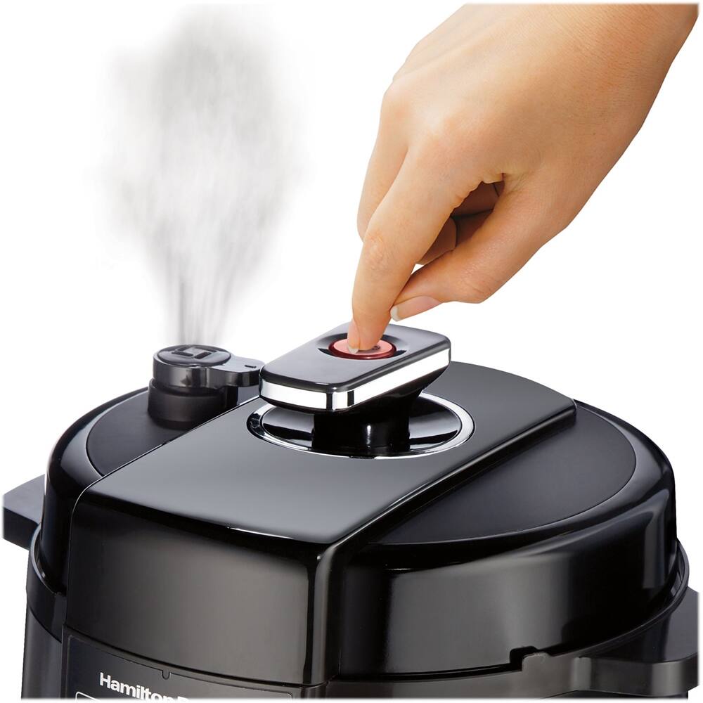 Best Buy Hamilton Beach 6qt Digital Pressure Cooker Black 34501