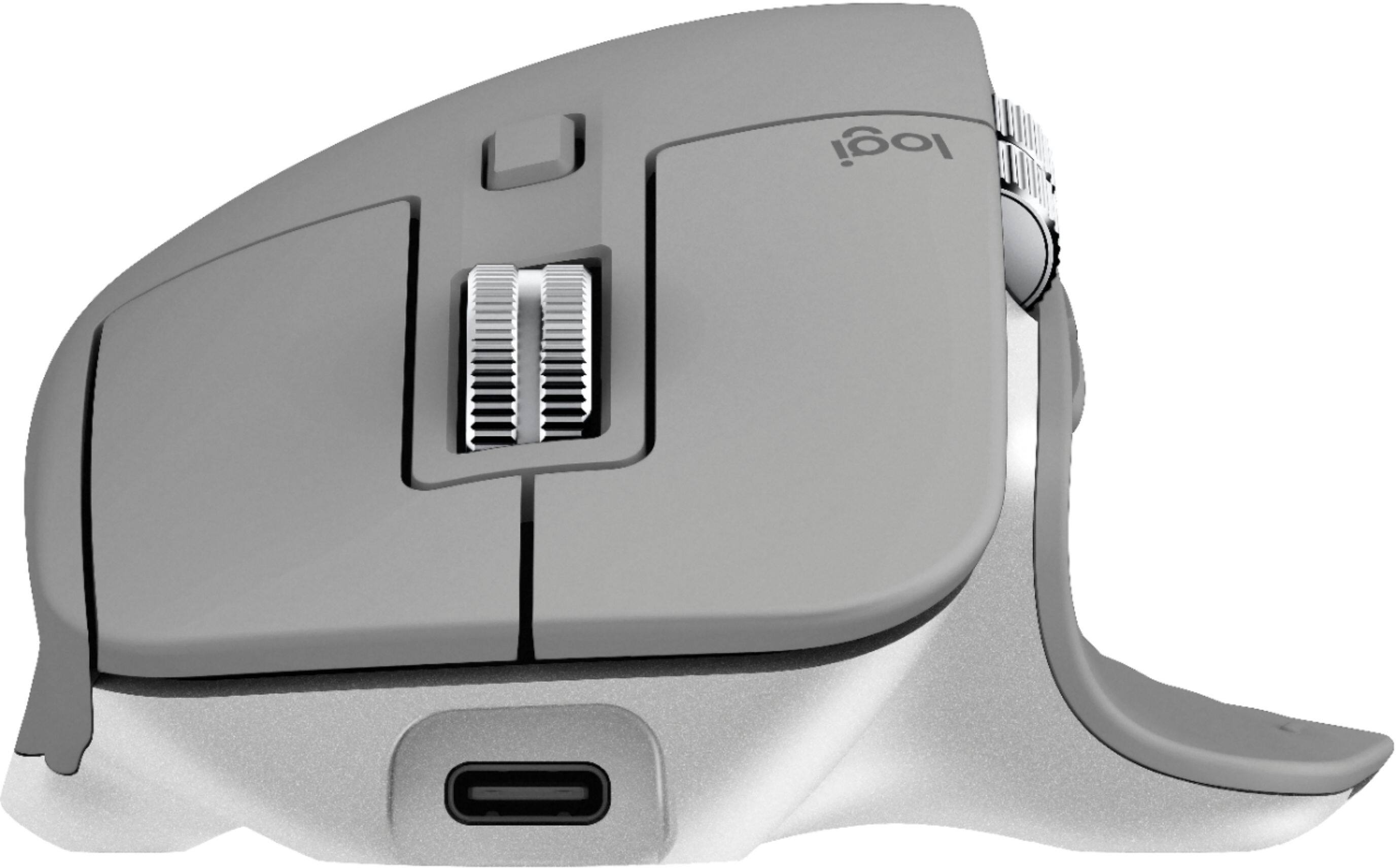 Best Buy: Logitech MX Master 3 Advanced Wireless USB/Bluetooth Laser Mouse  with Ultrafast Scrolling Mid Gray 910-005692