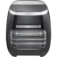 Hamilton Beach - 11.6qt Digital Hot Air Fryer - Black - Front_Zoom