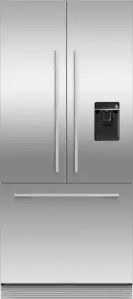 Front. Fisher & Paykel - Door Panel Kit for Fisher & Paykel Refrigerator/Freezers - Stainless Steel.
