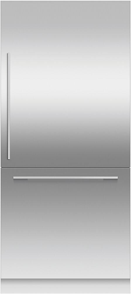 Fisher & Paykel - 36 in. x 80 in. Bottom Mount Right Hinge Door Panel (Handles not Included) - Stainless Steel