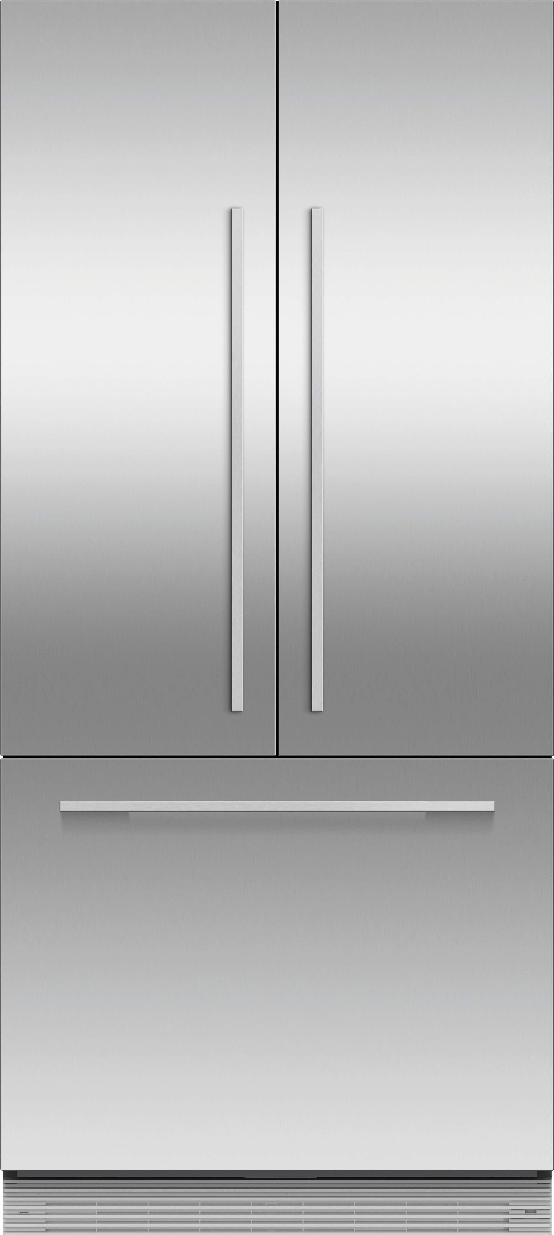 Front. Fisher & Paykel - Door Panel Kit for Fisher & Paykel Refrigerator/Freezers - Stainless Steel.
