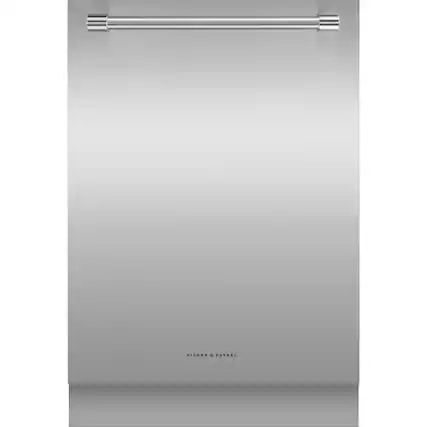 Front. Fisher & Paykel - Door Panel for Fisher & Paykel Dishwashers - Stainless steel.
