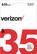Front. Verizon - $35 Verizon Prepaid Card.