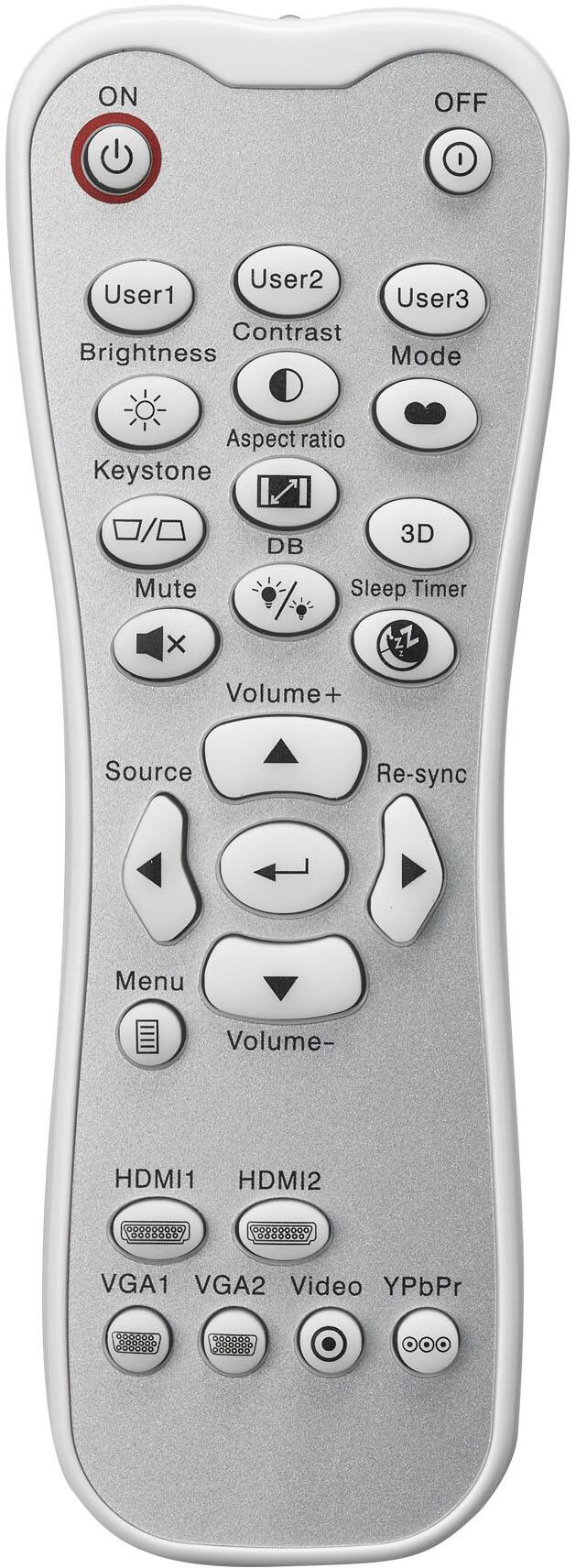 Alt View 12. Optoma - HD28HDR 1080p Projector - White.