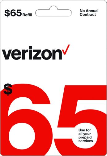 $65 Verizon Prepaid Card