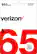 Front. Verizon - $65 Verizon Prepaid Card.
