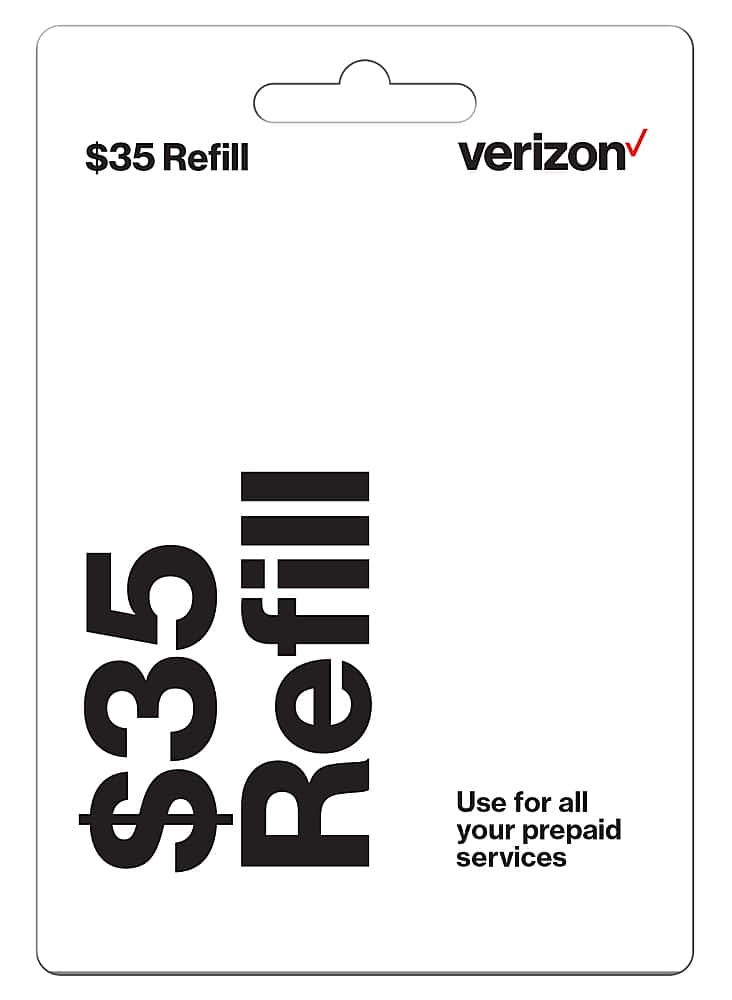 Front. Verizon - $35 Prepaid Card.
