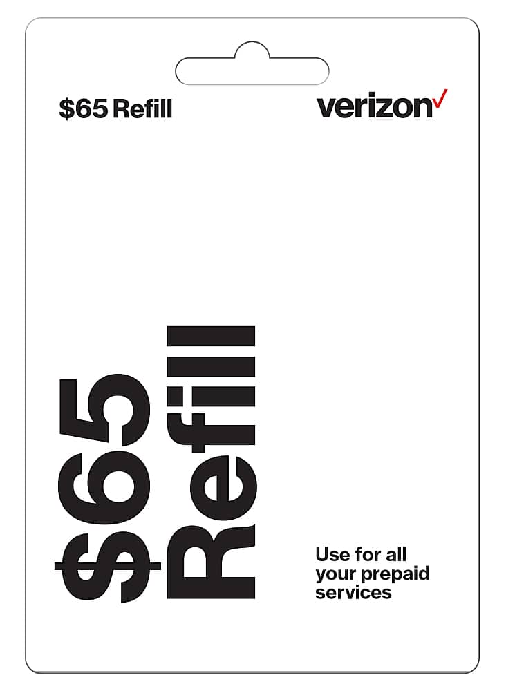 Front. Verizon - $65 Prepaid Card.