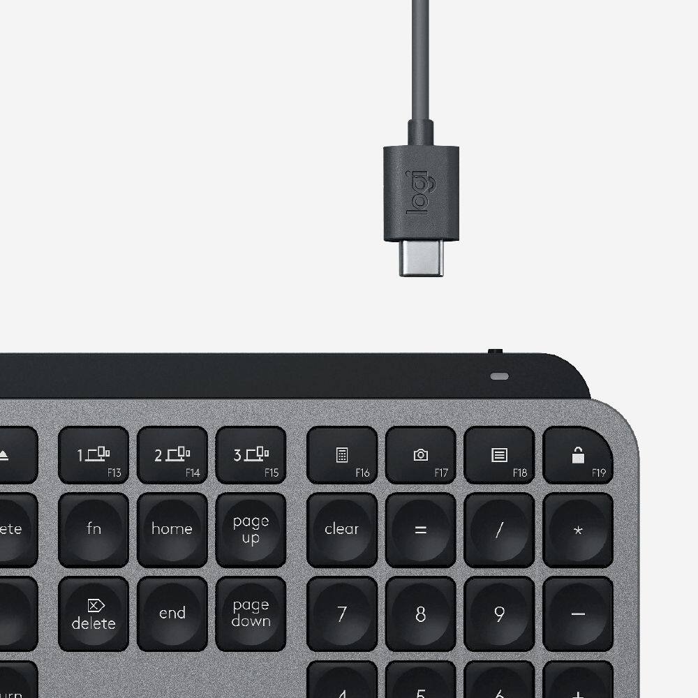 Logitech MX Keys Full-size Wireless Bluetooth Membrane Keyboard