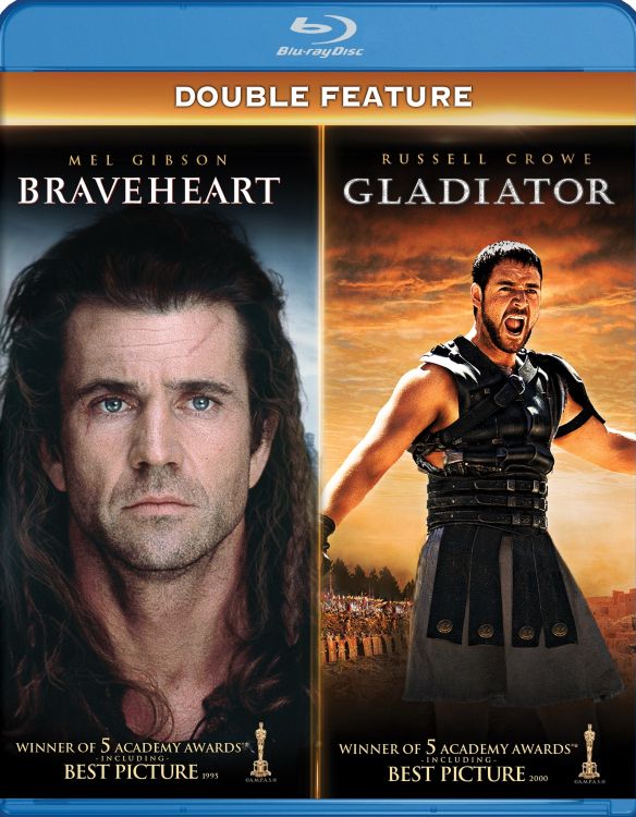 Braveheart/Gladiator [Blu-ray] [3 Discs]