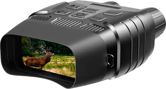 Angle. Rexing - B1 10 x 25 Digital Night Vision Binoculars, Infrared (IR) Digital Camera - Black.