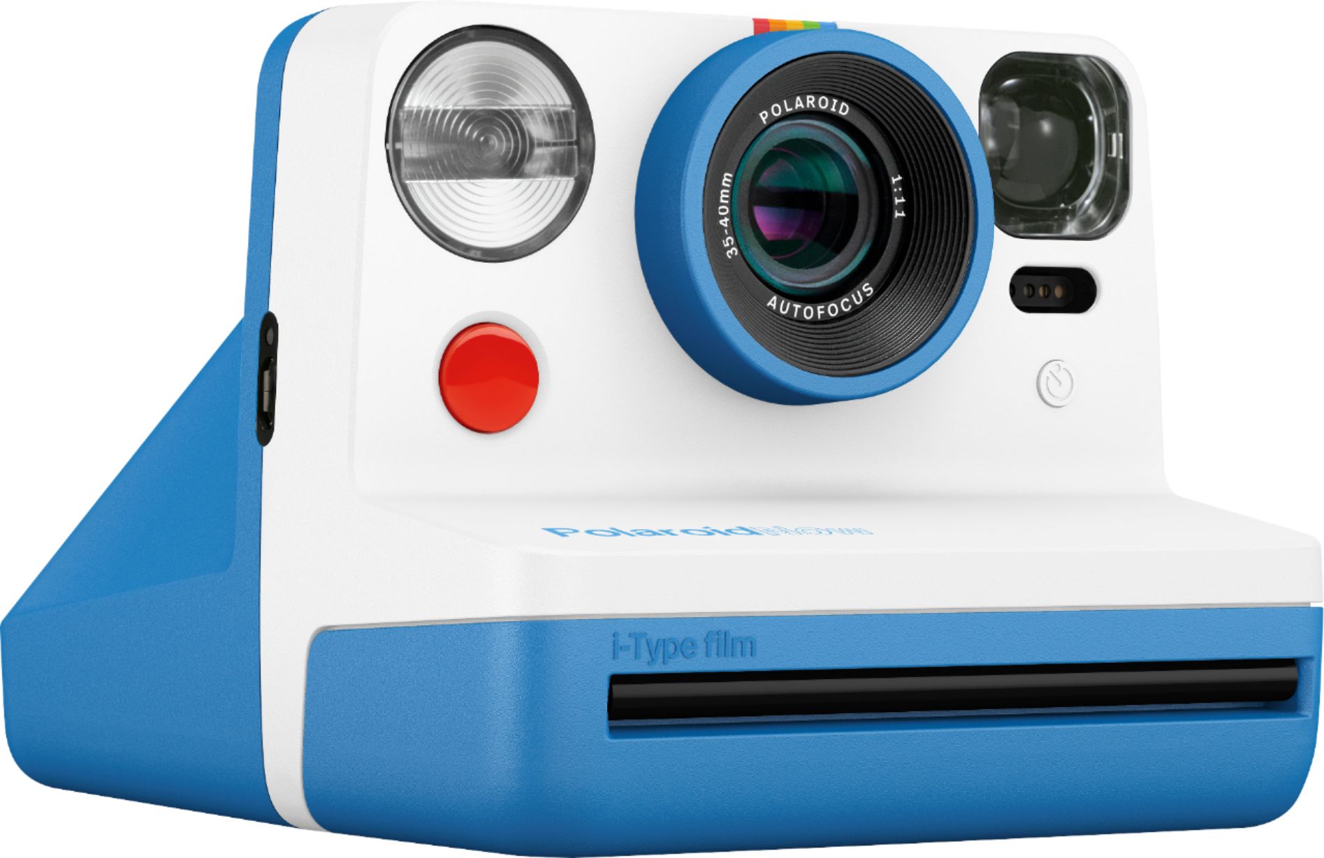 Angle View: Polaroid - Now Instant Film Camera - Blue