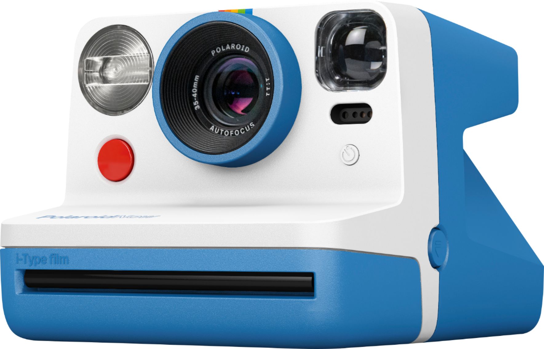 Left View: Polaroid - Now Instant Film Camera - Blue