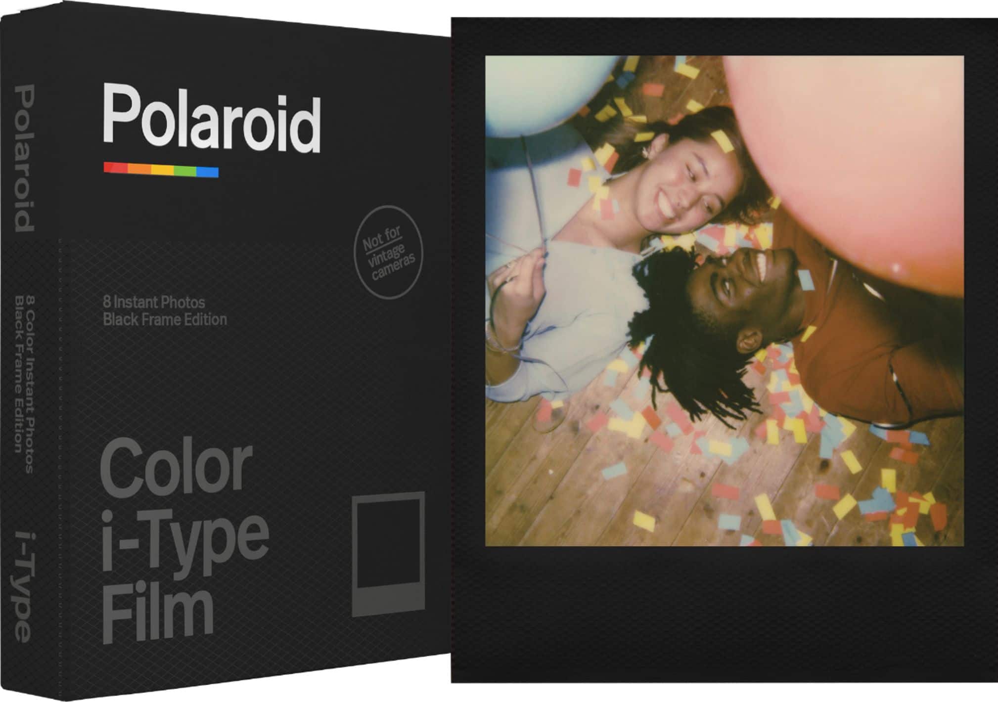 Polaroid - i-Type Color Film - Black - Angle_Zoom