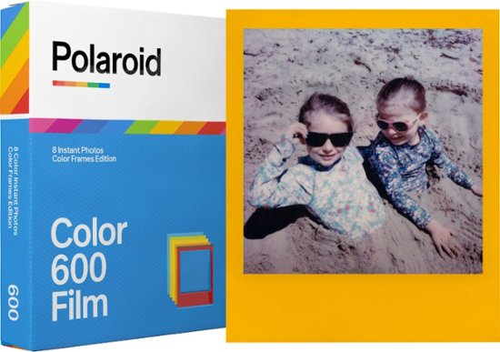Polaroid Color 600 Film Metallic Gold Frame 4859 - Best Buy