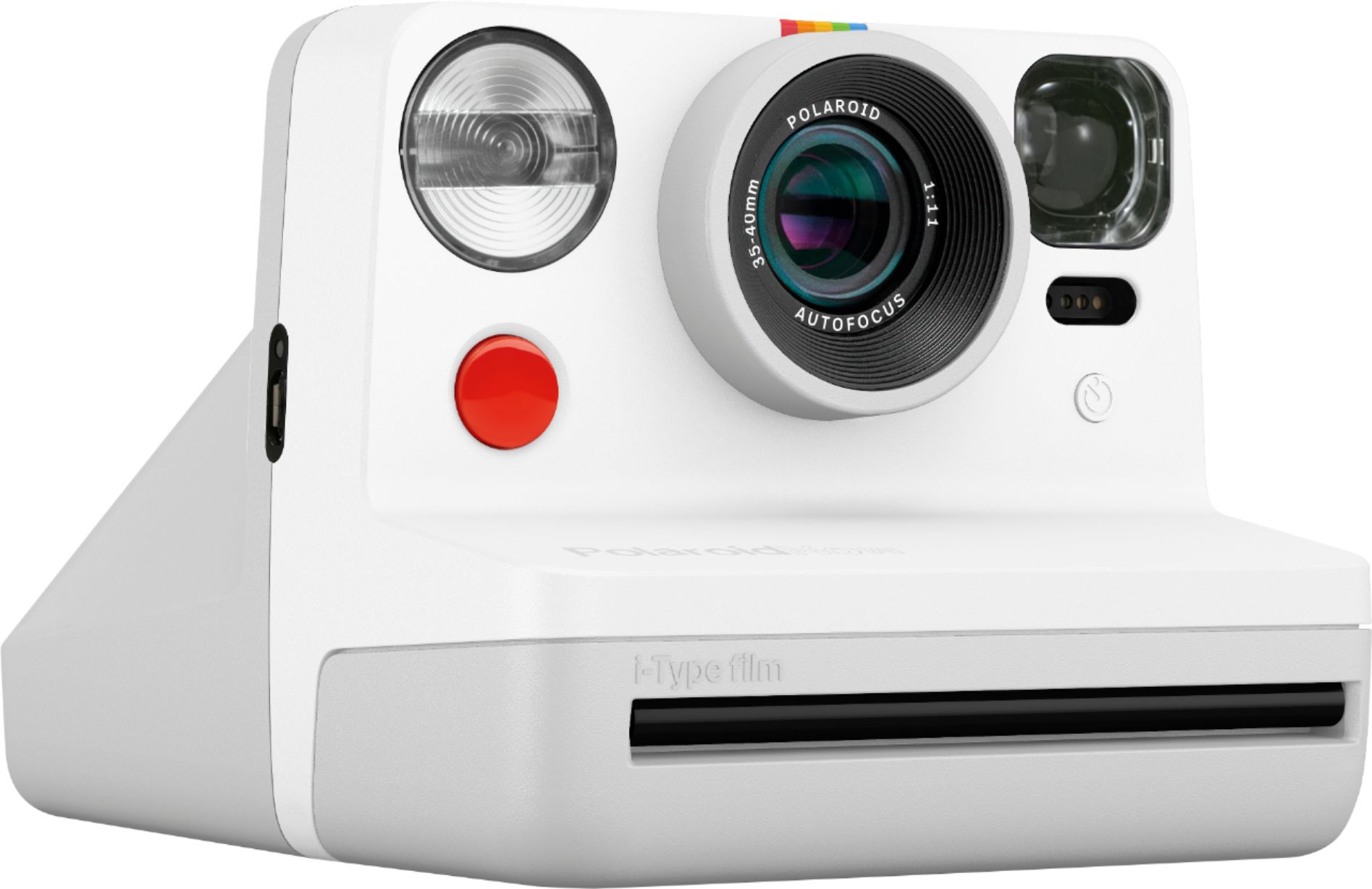 Raadplegen Pogo stick sprong Afwijken Polaroid Now Instant Film Camera White 9027 - Best Buy