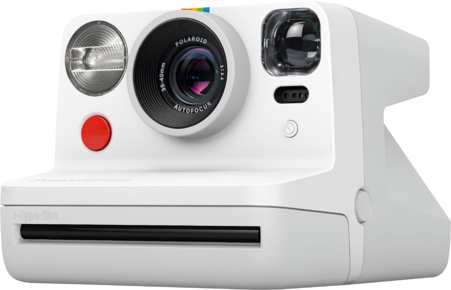 Flåde udvande omgivet Polaroid Now Instant Film Camera White 9027 - Best Buy