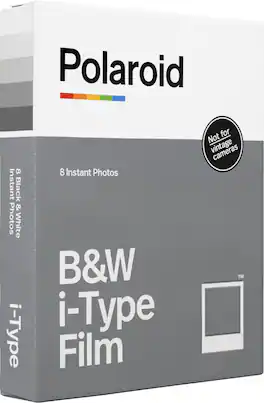 Polaroid - i-Type B&W Film - White