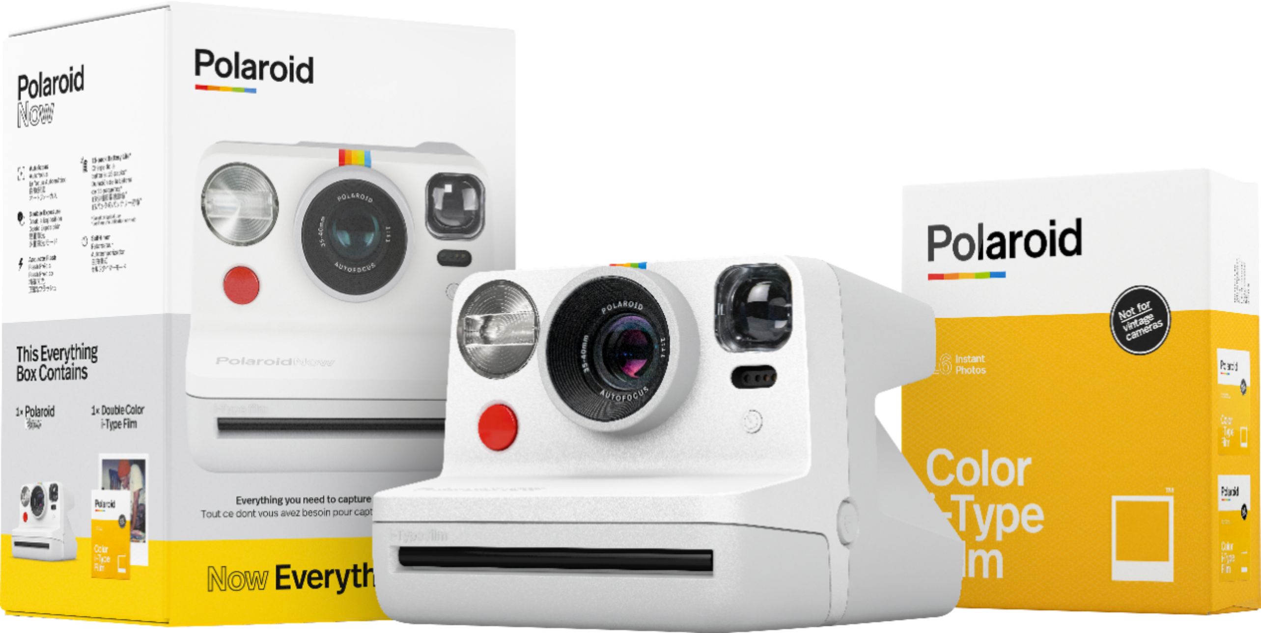 Matrix Great Barrier Reef gloeilamp Polaroid Now Instant Film Camera Bundle White 6025 - Best Buy