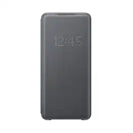Samsung - Refurbished Excellent - LED Wallet Cover Case for Galaxy S20 Ultra 5G - Gray