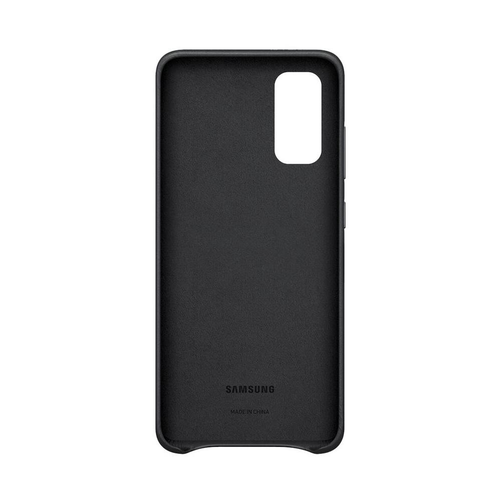 Alt View 11. Samsung - Leather Cover Case for Galaxy S20 and S20 5G - Black.