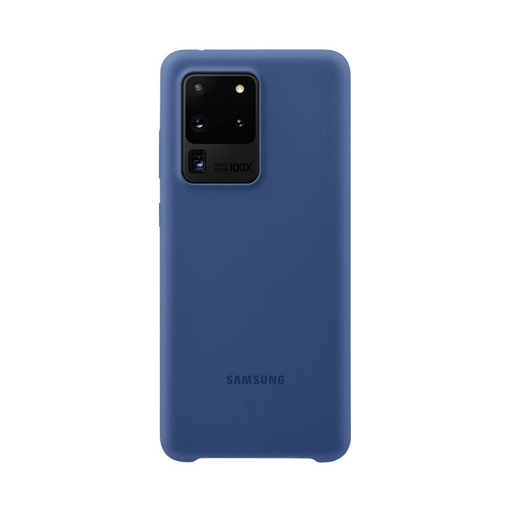 Alt View 12. Samsung - Silicone Cover Case for Galaxy S20 Ultra 5G - Navy.