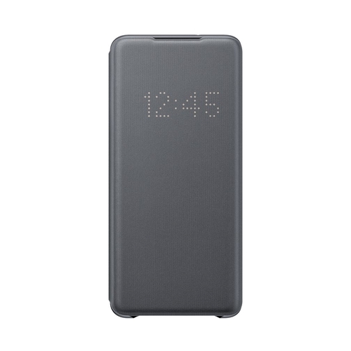 Samsung - LED Wallet Cover Case for Galaxy S20+ and S20+ 5G - Gray was $64.99 now $39.99 (38.0% off)