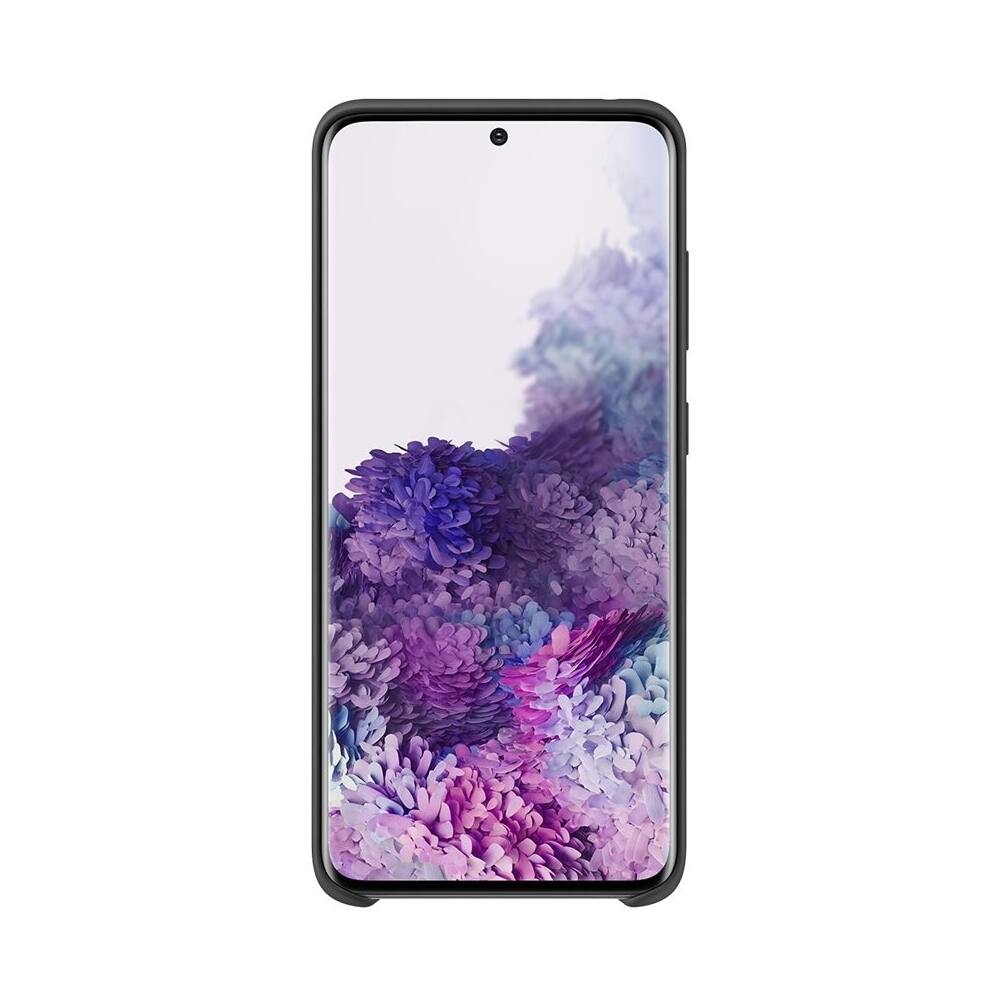 Alt View 11. Samsung - Silicone Cover Case for Galaxy S20 and S20 5G - Black.