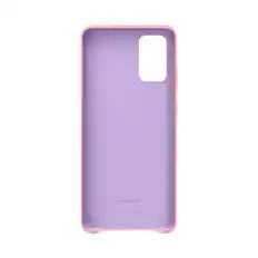 Angle. Samsung - Silicone Cover Case for Galaxy S20+ and S20+ 5G - Pink.