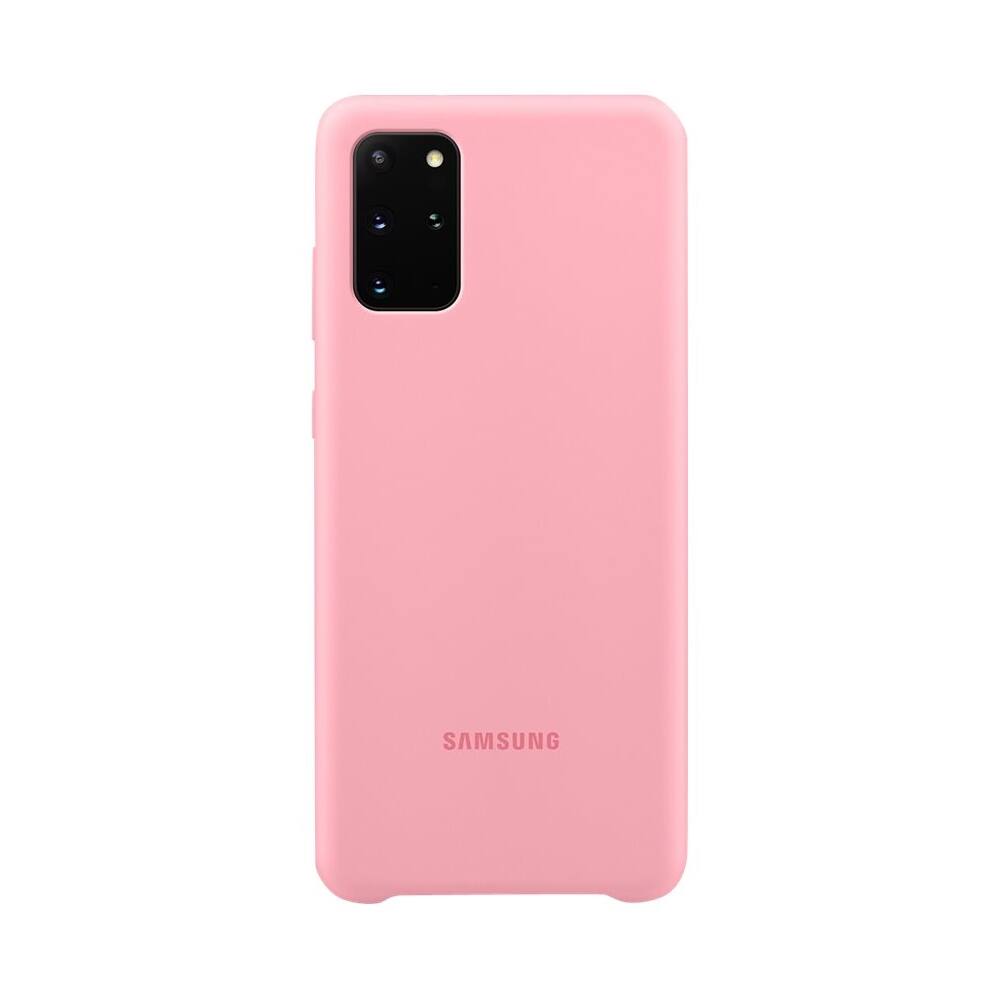 Alt View 12. Samsung - Silicone Cover Case for Galaxy S20+ and S20+ 5G - Pink.