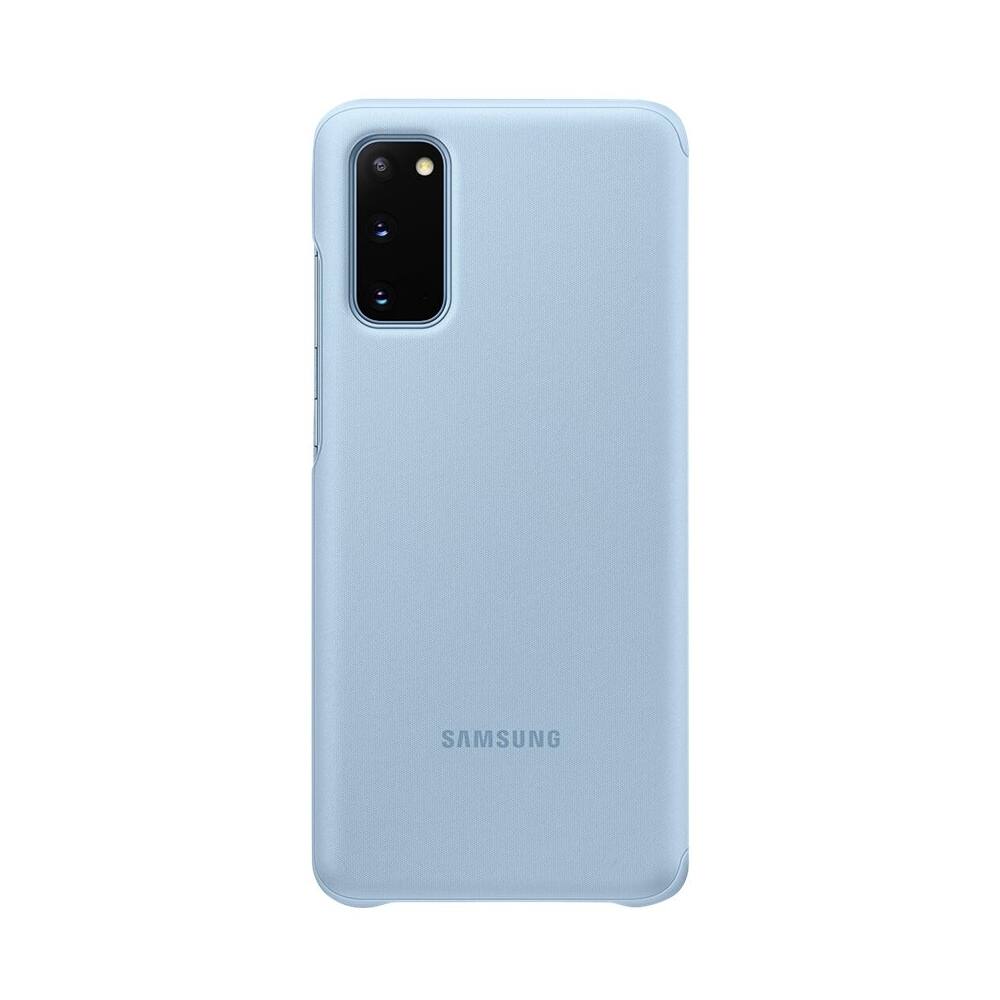 Alt View 11. Samsung - S-View Flip Cover Case for Galaxy S20 and S20 5G - Blue.