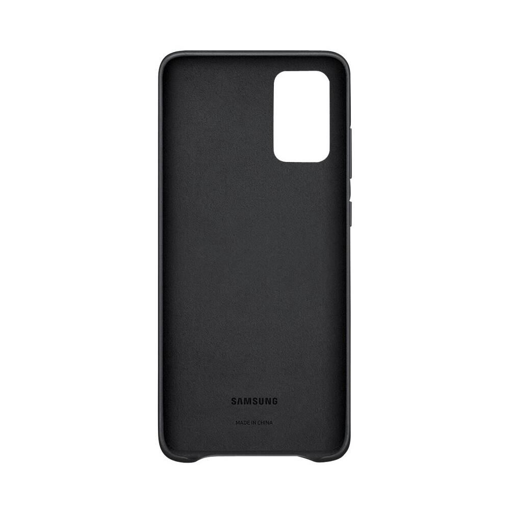 Alt View 11. Samsung - Leather Cover Case for Galaxy S20+ and S20+ 5G - Black.