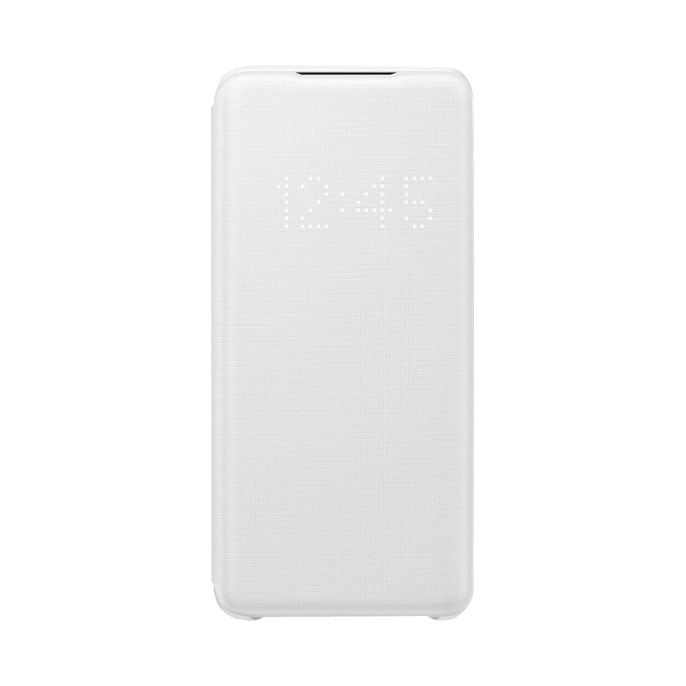 Best Buy Samsung LED Wallet Cover Case for Galaxy S20 and S20 5G White