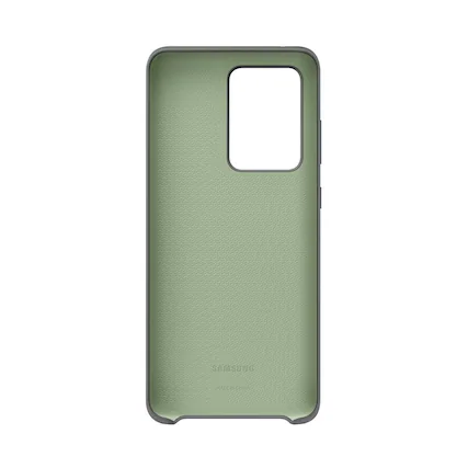 Angle. Samsung - Silicone Cover Case for Galaxy S20 Ultra 5G - Gray.