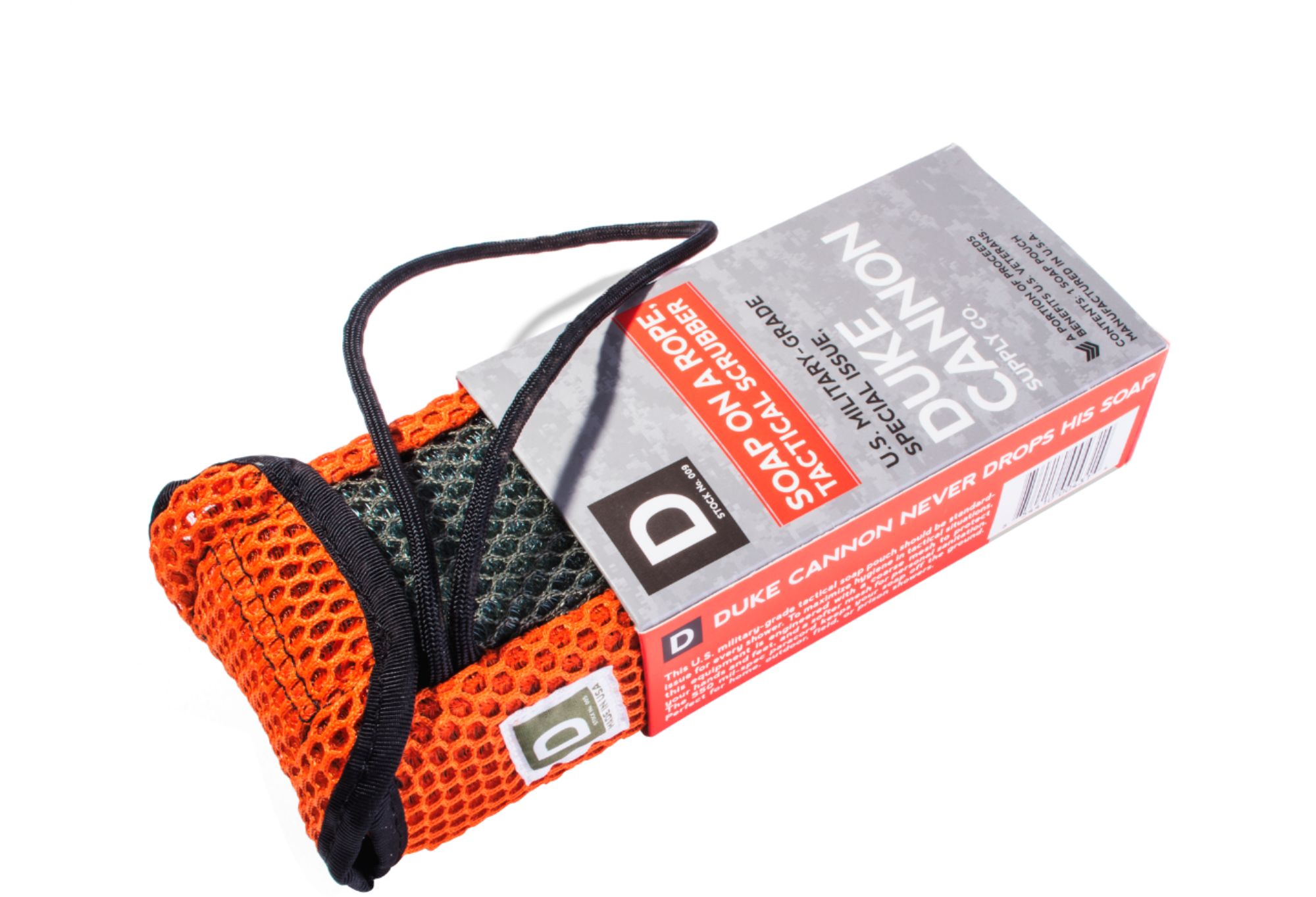 Duke Cannon Soap On A Rope Tactical Scrubber Orange/Green TACTICAL1 - Best  Buy
