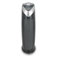 GermGuardian - 22" Air Purifier Tower with True HEPA Pure Filter for 743 Sq. Ft Rooms - Gray - Front_Zoom