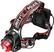 Front. Police Security - Head Flashlight - Black/Red.