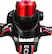 Alt View 17. Police Security - Head Flashlight - Black/Red.