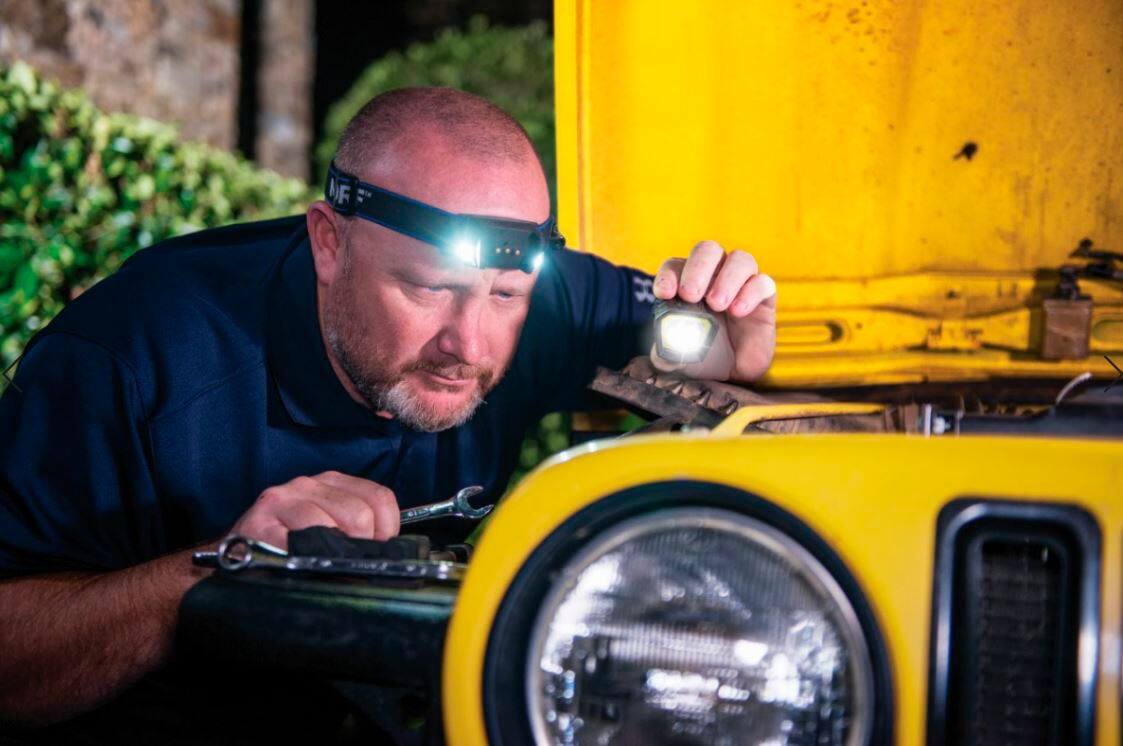 Alt View 16. Police Security - MORF R230 Headlamp - Black.
