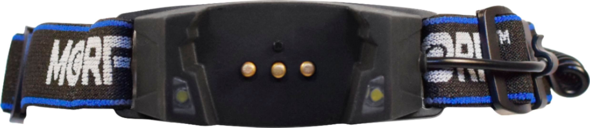 Left View: Police Security - MORF R230 Headlamp - Black