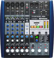 Front. PreSonus - StudioLive ARc-Series 8-Channel Analog Mixer - Blue/Black.