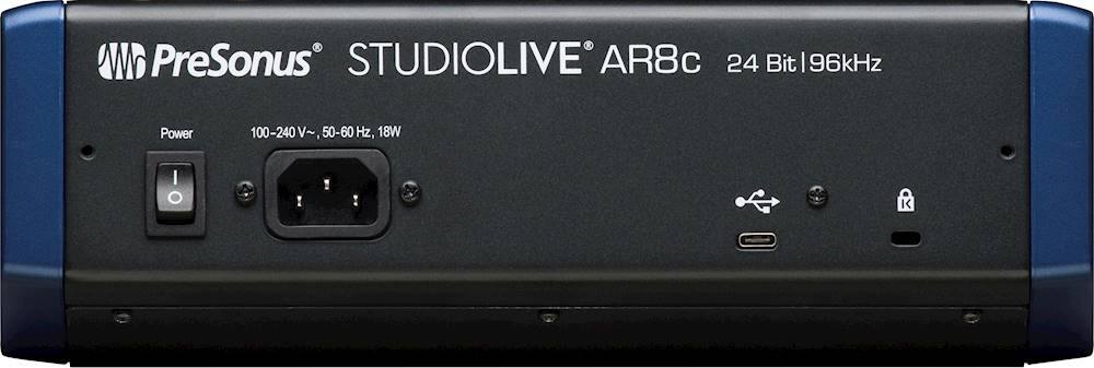 Alt View 11. PreSonus - StudioLive ARc-Series 8-Channel Analog Mixer - Blue/Black.