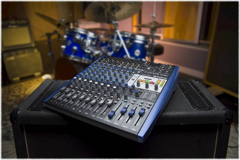 Alt View 13. PreSonus - StudioLive ARc-Series 14-Channel Analog Mixer - Blue/Black/Gray.