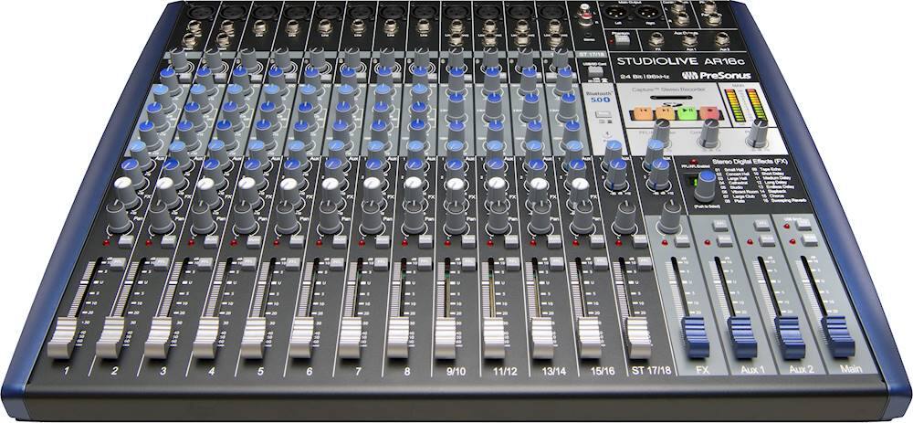 Alt View 11. PreSonus - StudioLive ARc-Series 18-Channel Analog Mixer - Blue/Black/Gray.