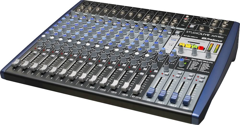 Left. PreSonus - StudioLive ARc-Series 18-Channel Analog Mixer - Blue/Black/Gray.
