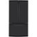 Front Zoom. GE - 23.1 Cu. Ft. French Door Counter-Depth Refrigerator - Fingerprint resistant black slate.