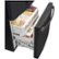 Alt View Zoom 12. GE - 23.1 Cu. Ft. French Door Counter-Depth Refrigerator - Fingerprint resistant black slate.