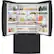 Alt View 1. GE - 23.1 Cu. Ft. French Door Counter-Depth Refrigerator - Fingerprint resistant black slate.